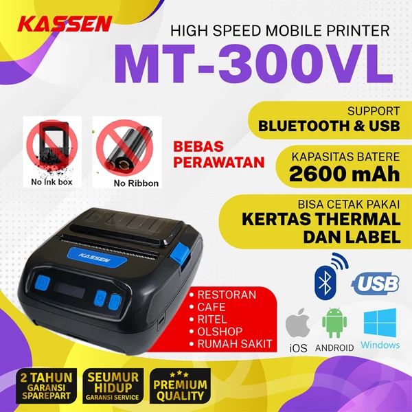Barcode Printer KASSEN MT 300 VL