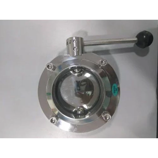 Sanitary stainless steel Butterfly valve