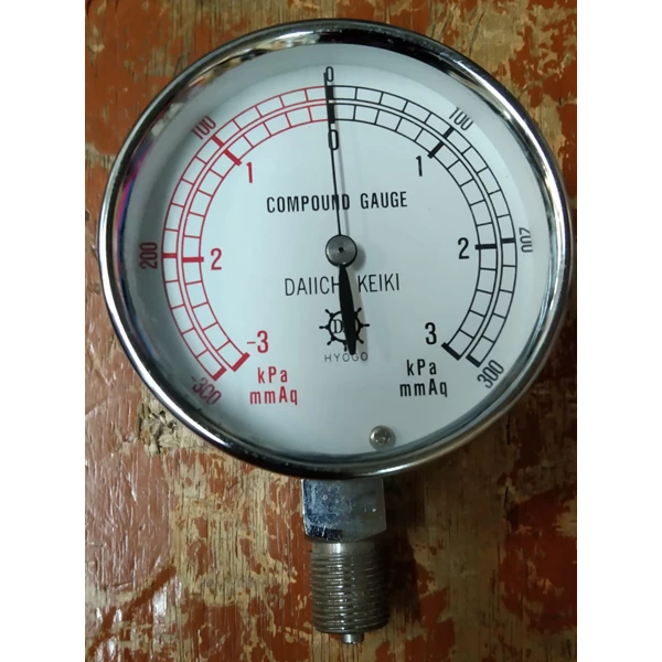 Pressure gauge alat ukur tekanan udara